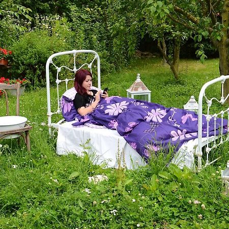 Landferienhaus Pension Erika Mühlhausen Buitenkant foto