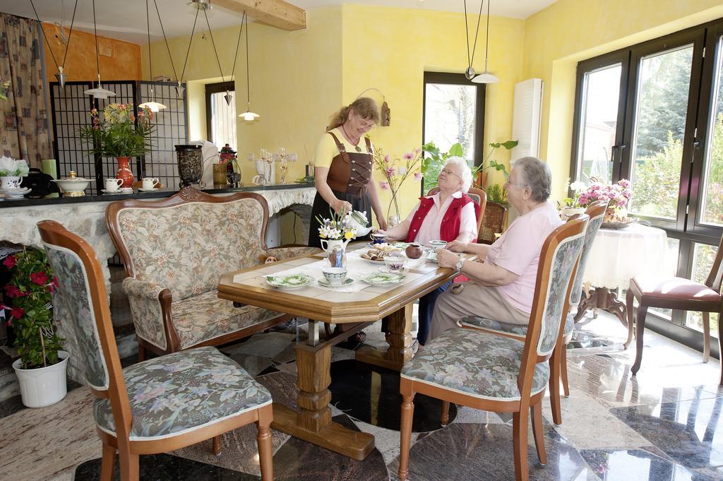 Landferienhaus Pension Erika Mühlhausen Kamer foto